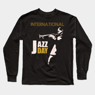Happy Jazz Day 2019 Jazz T-Shirt Long Sleeve T-Shirt